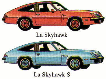 La gamme Skyhawk 1977
