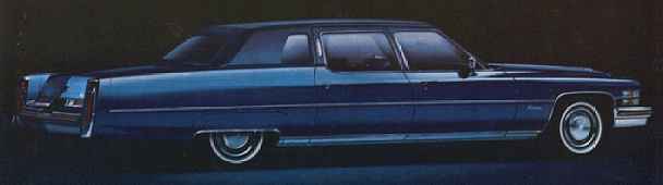 1974 Fleetwood 75 Sedan et Limousine