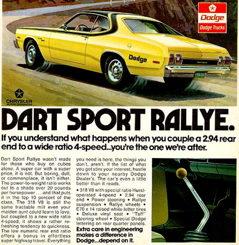 Dart Sport Rallye 1974