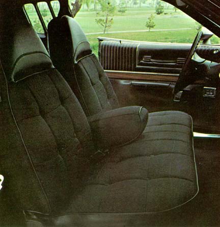 Intérieur de la Charger SE 1974