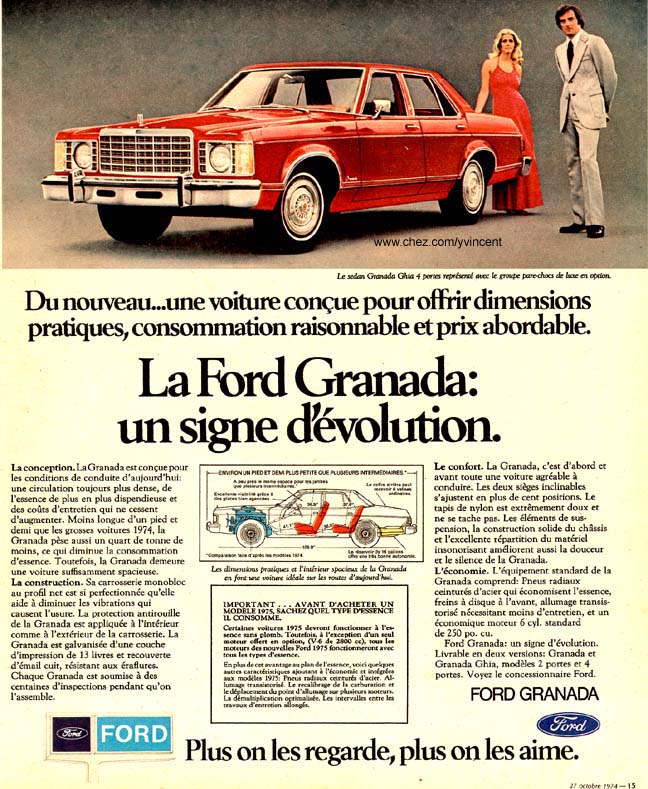 Sedan Granada Ghia 4 portes 1975