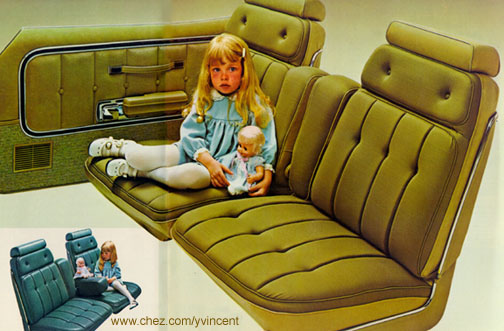 Intérieur de la Gran Torino 1974