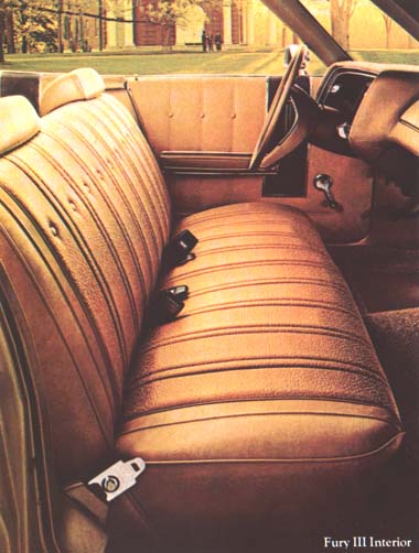 Fury III 1973 (intérieur)